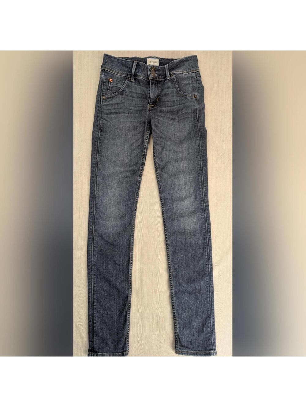 Hudson Collin Skinny Slim Stretch Medium Wash Blue Denim Jeans - Women's Size 26